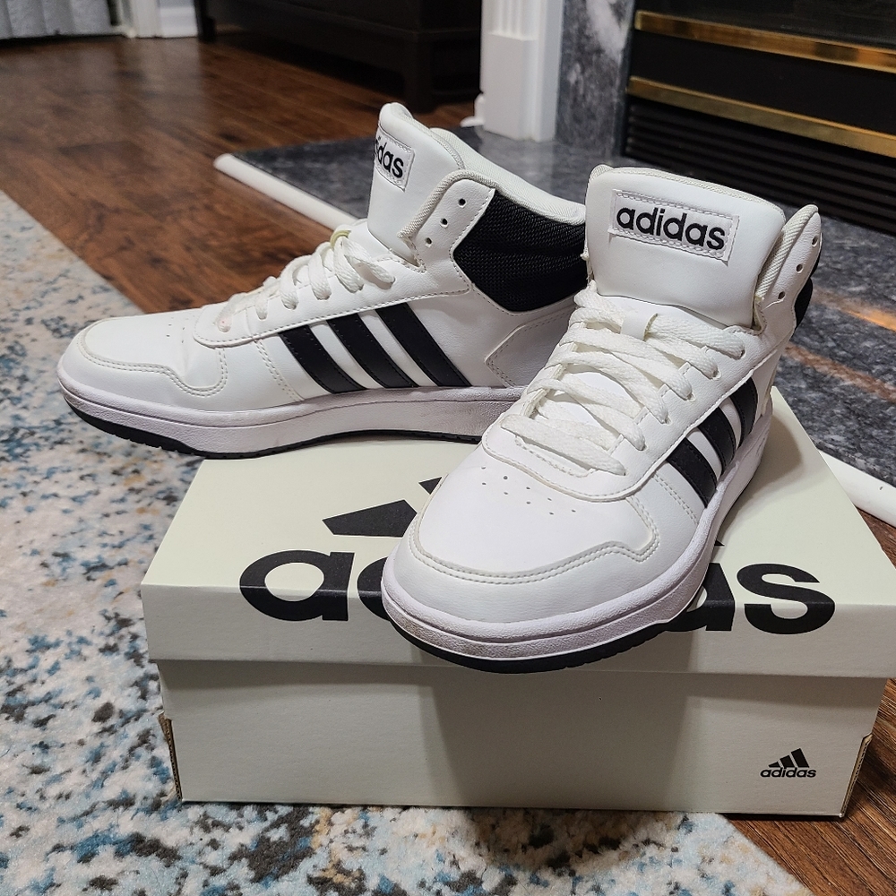 ADIDAS Hoops Mid 3.0 Sneakers Size 7-Mens